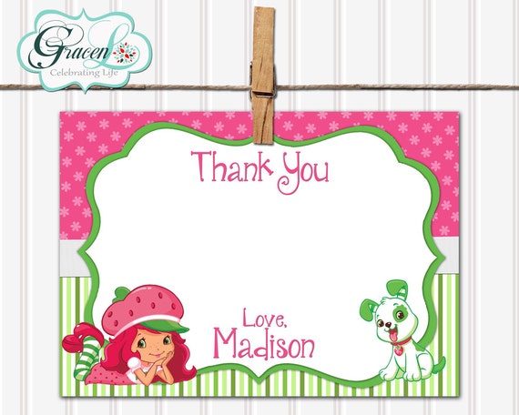 strawberry shortcake cards