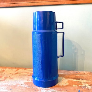 Vintage 90's THERMOS Stainless 32 OZ. HOT OR Cold Insulated Vacuum  Container