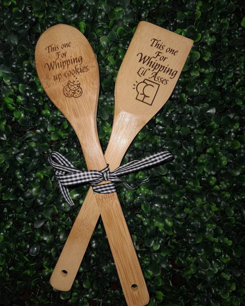 Funny wooden spoons