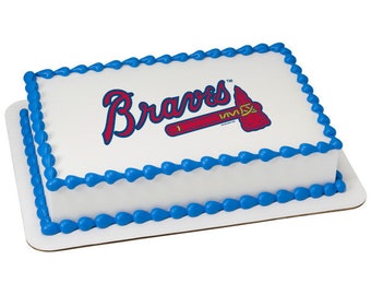 Braves Cake Topper Etsy