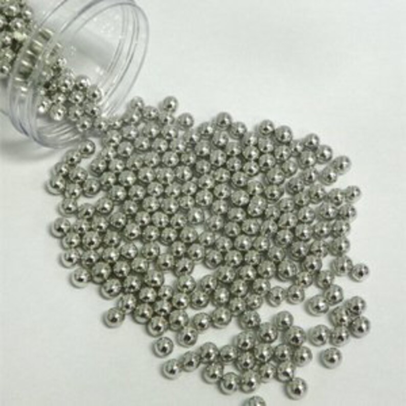 Edible Silver Sugar Pearls/ Silver Sugar Pearls/ Edible Silver Etsy