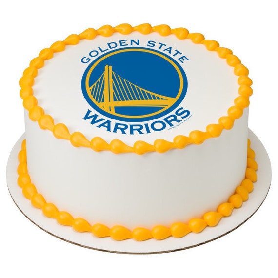 Basketball featuring Gold State Warriors two tiered Cake