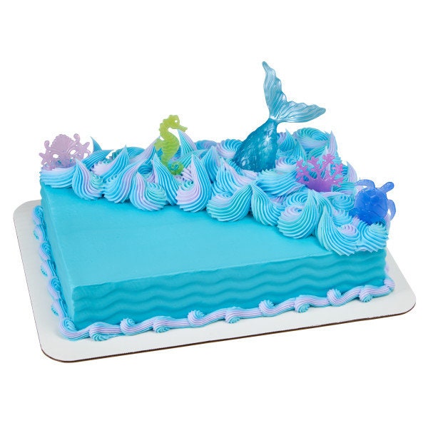 Mermaid Cake Kit/Mermaid Cake Decorating Kit/Underwater Mermaid Cake Kit