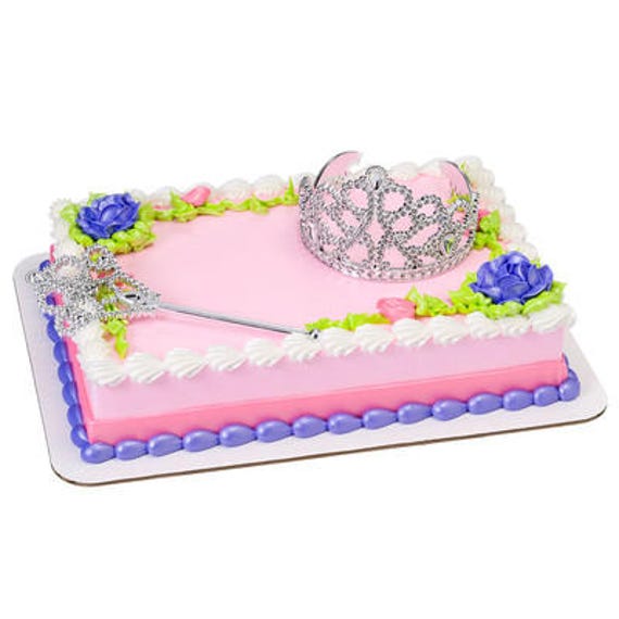 Princess Crown and Scepter Cake Topper Set/princess Cake Topper  Kit/princess Cake Kit -  Sweden