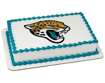 Jacksonville Jaguars Edible Image/Jacksonville Jaguars Cake Topper / NFL Edible Image Cake Topper/Football Cake Topper