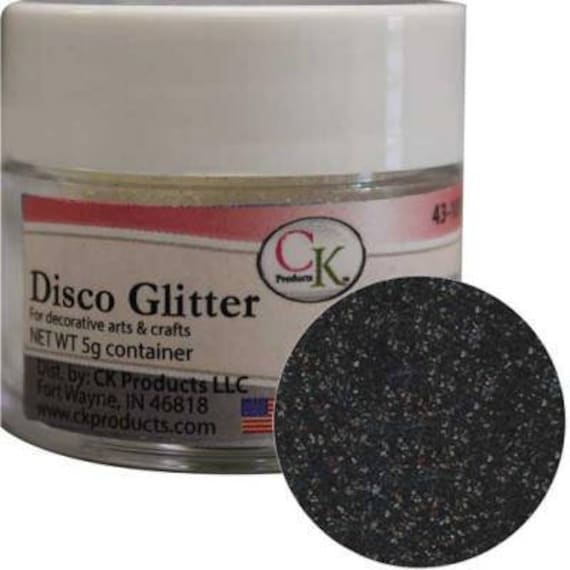 Edible Glitter: Graphite Black
