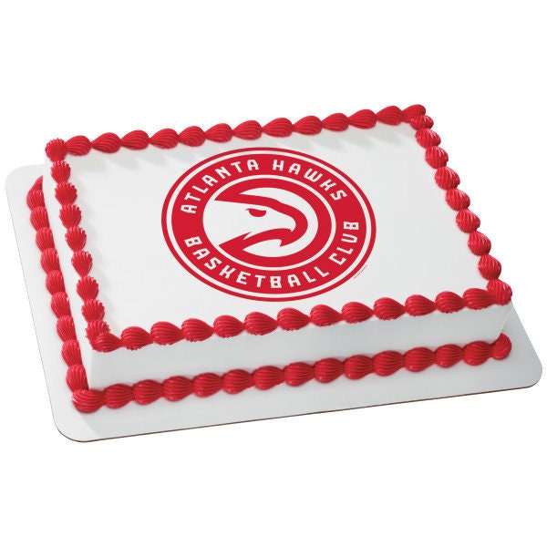 Atlanta Hawks Edible Image /Atlanta Cake Topper / NBA Edible Image Cake Topper/Basketball/NBA Cake Topper