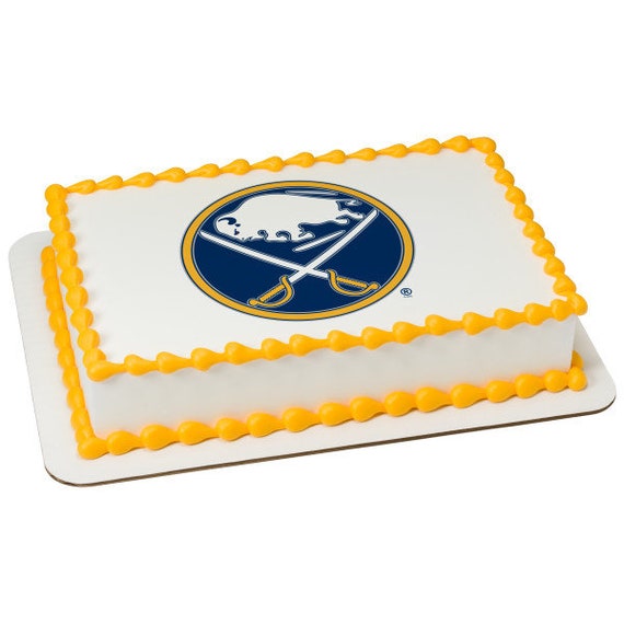 Buffalo Sabres Edible Image Buffalo Sabres Cake Topper Nhl Etsy