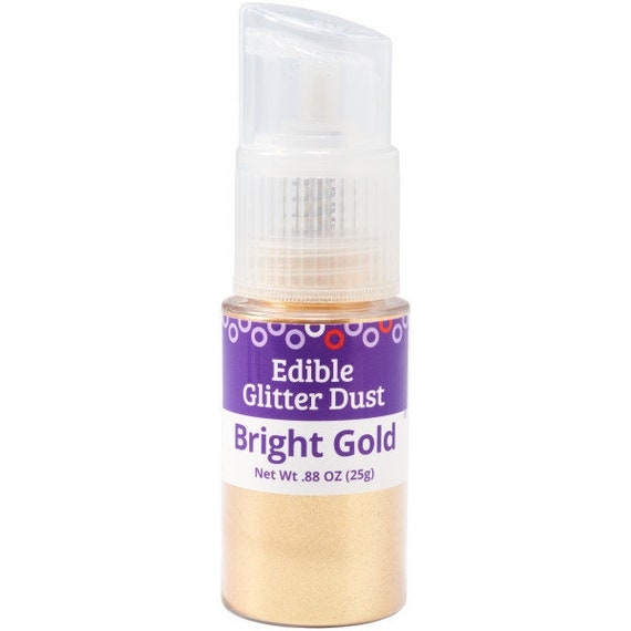 Bright Gold Edible Glitter Spray/bright Gold Edible Glitter Dust/gold  Edible Glitter Dust With Pump Spray 