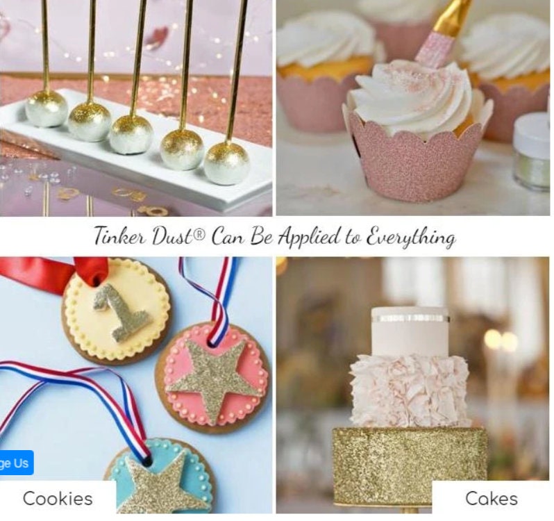 Edible Glitter – Classic Cake Decorations