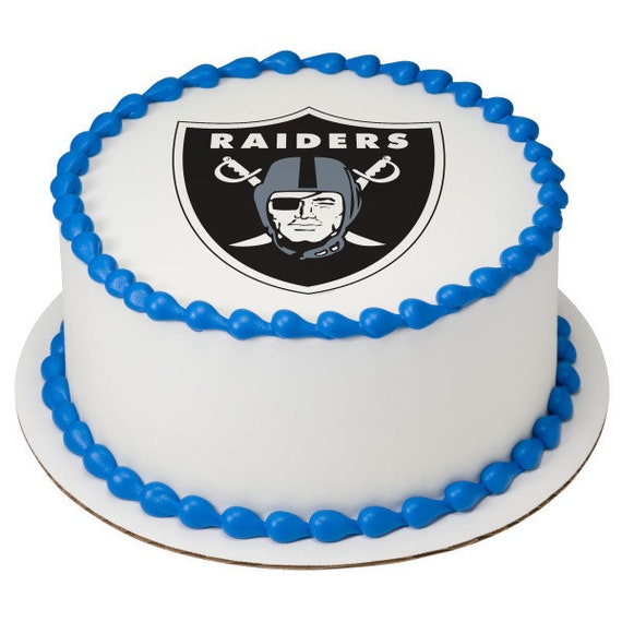 Las Vegas Sports Raiders Cake and Cupcake Topper -  UK