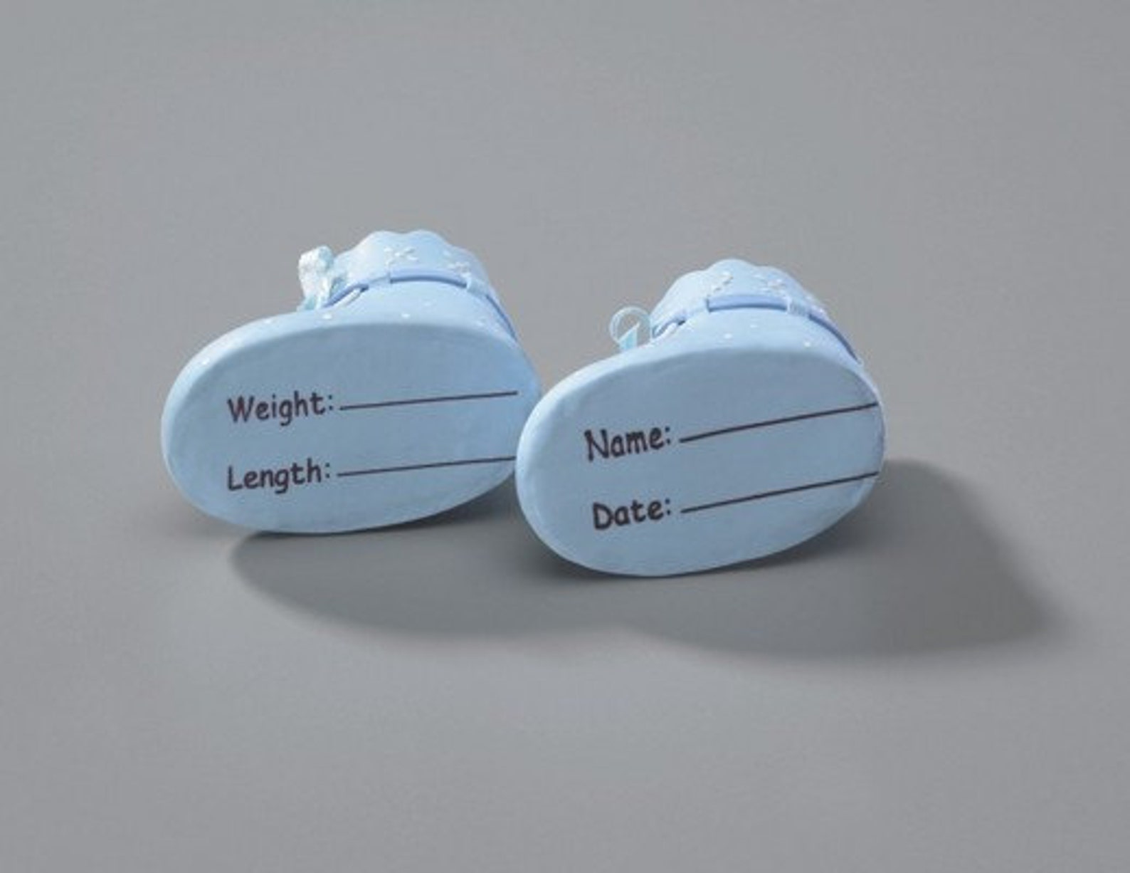 Blue Baby Booties Cake Topper/ Baby Shower Cake Topper/ Blue Etsy