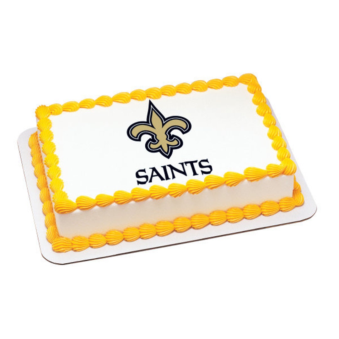 New Orleans Saints Edible Image /new Orleans Saints Cake Etsy