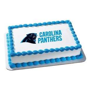 Carolina Panthers Edible Image Cake Topper /Carolina Panthers Cake Topper / NFL Edible Image Cake Topper/Football Cake Topper