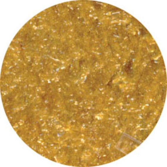 Edible Gold Glitter Flakes/non Metallic Gold Edible Flakes 1 Oz Bottle/ edible Soft Gold Course Flakes 