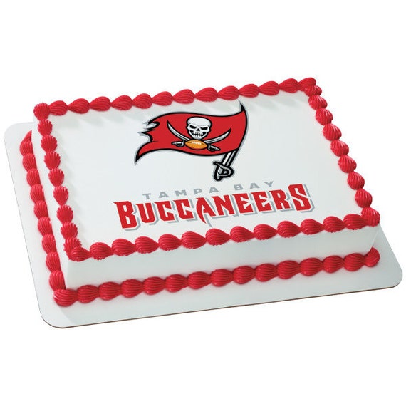 Tampa Bay Buccaneers Edible Image Tampa Bay Buccaneers Cake Etsy