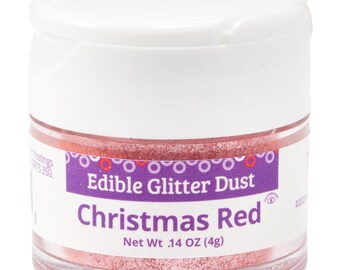 Christmas Red Edible Glitter Dust/Christmas Red Cake Glitter/Christmas Red Edible Glitter for Desserts