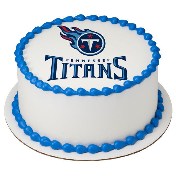 Tennessee Titans Edible Image/Tennessee Titans Cake Topper / NFL Edible Image Cake Topper/Football Cake Topper