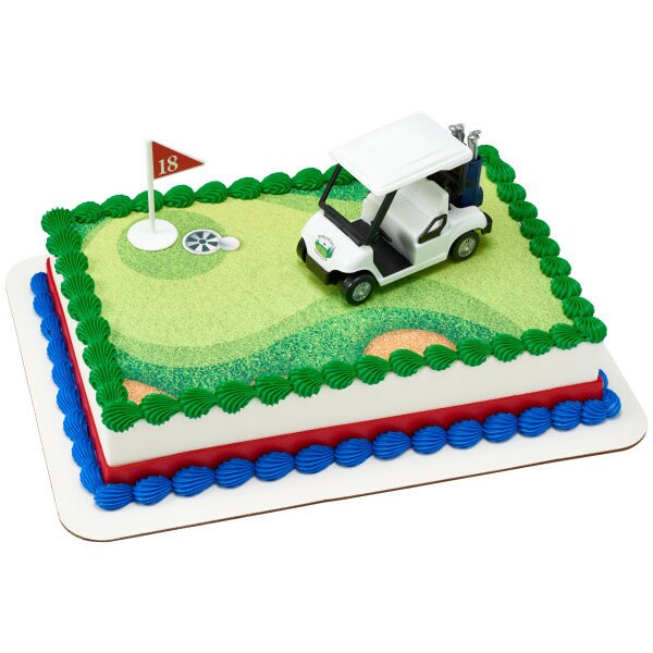 Golf Cart Cake Topper Kit/ Golf Lover's Cake Kit Idea/ Etsy