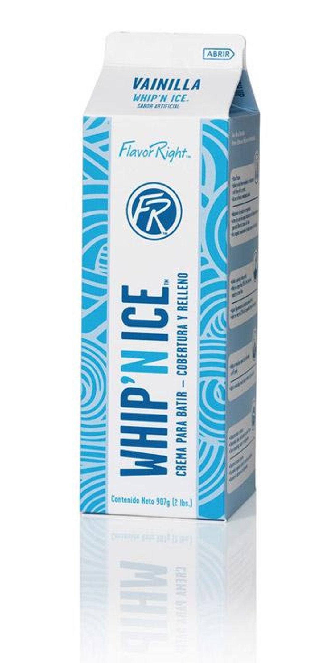 Flavor Right Whipn Ice™ Vanilla ICING AND FILLING 2lb/whipped Ice and