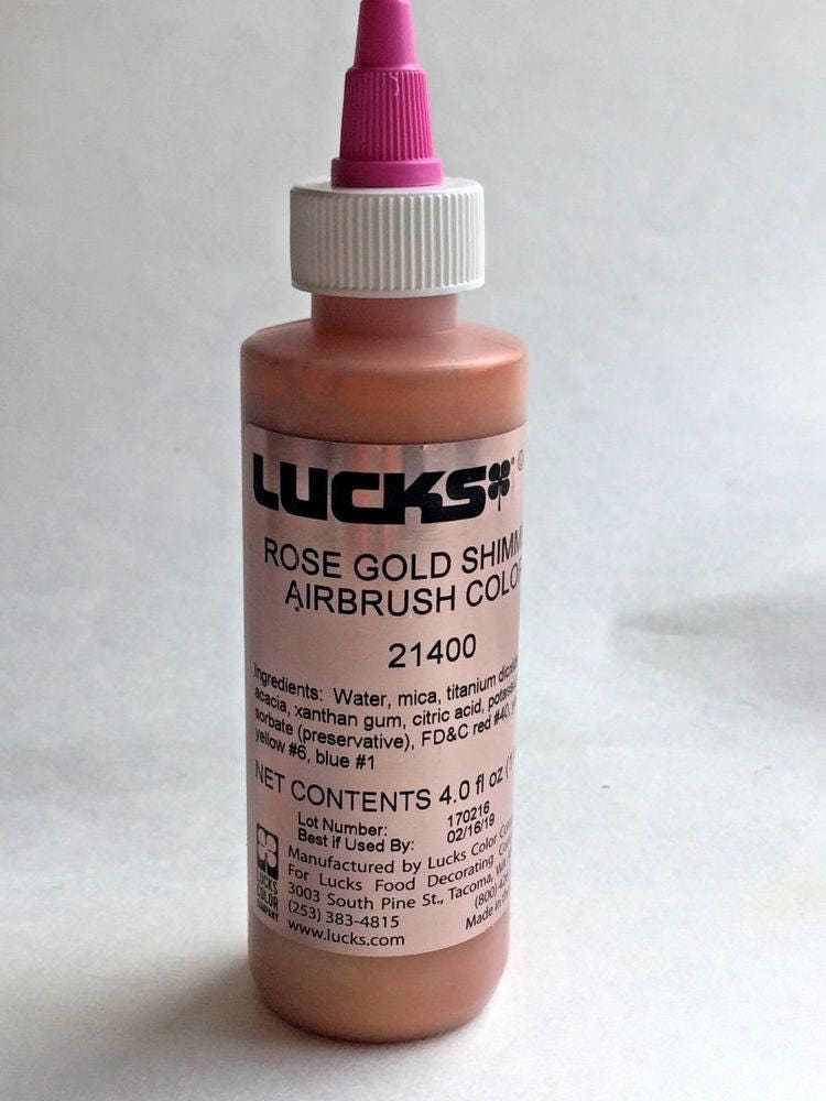 Rose Gold Metallic Airbrush Paint