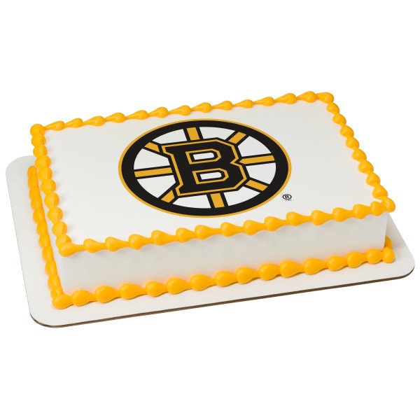 Boston Bruins Edible Image /Boston Bruins Cake Topper / NHL Edible Image Cake Topper/Hockey/NHL Cake Topper