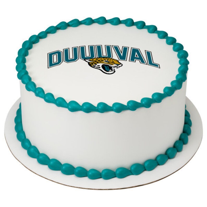Jacksonville Jaguars Edible Image/Jacksonville Jaguars Cake Etsy