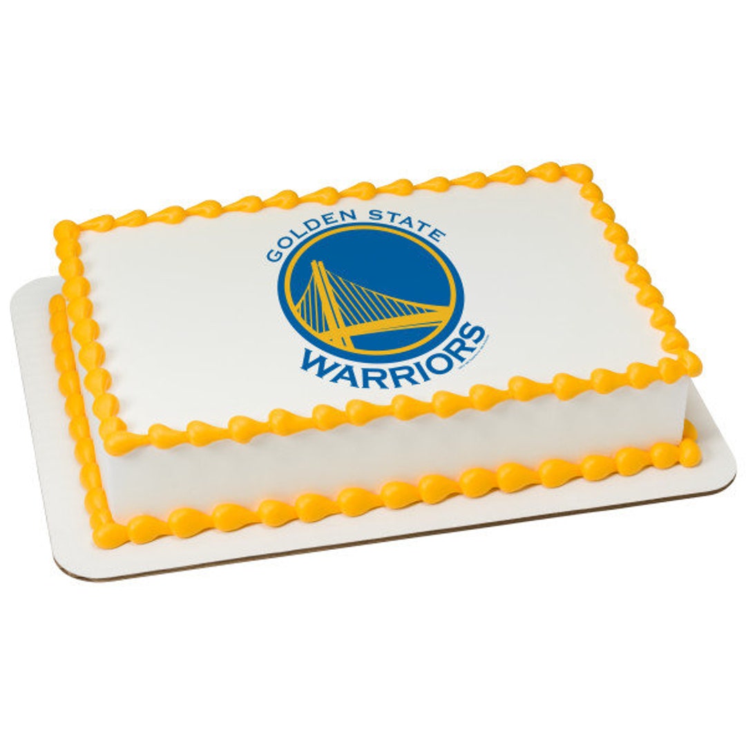 Golden State Warriors Edible Image Cake Topper