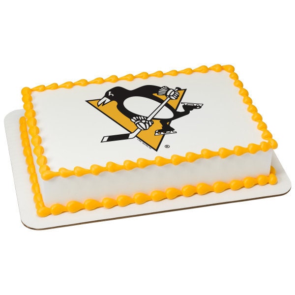 Pittsburgh Penguins Edible Image /Pittsburgh Penguins Cake Topper / NHL Edible Image Cake Topper/Hockey/NHL Cake Topper