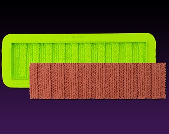 Moldes maravillosos / borde acanalado / molde de silicona