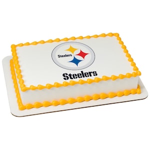 Pittsburgh Steelers Edible Image / Pittsburgh Steelers Cake Topper / NFL Edible Image Cake Topper/Football Cake Topper