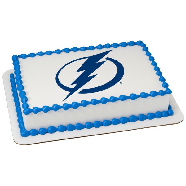 Tampa Bay Lightning Edible Image /Tampa Bay Lightning Cake Topper / NHL Edible Image Cake Topper/Hockey/NHL Cake Topper