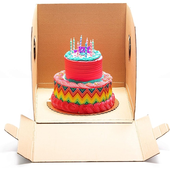 Déco gâteau anniversaire kraft x12 - décorations