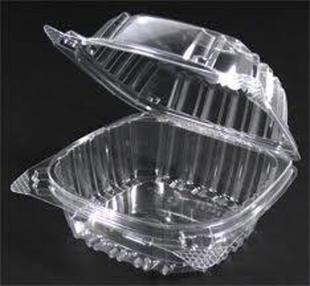 25 Pack Clear Plastic Slime Container Food Takeaway Storage with
