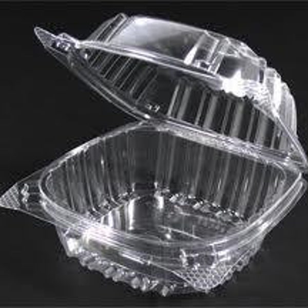 25 CT Cake Slice Containers / Cake Slice Boxes / Food To Go Containers / Bakery Containers