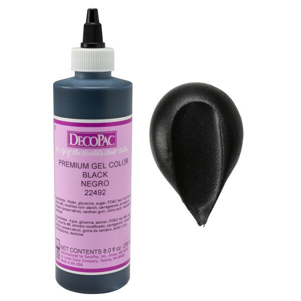 Premium Gel Paste Food Coloring Black 8 Oz/designed for Caking Etsy