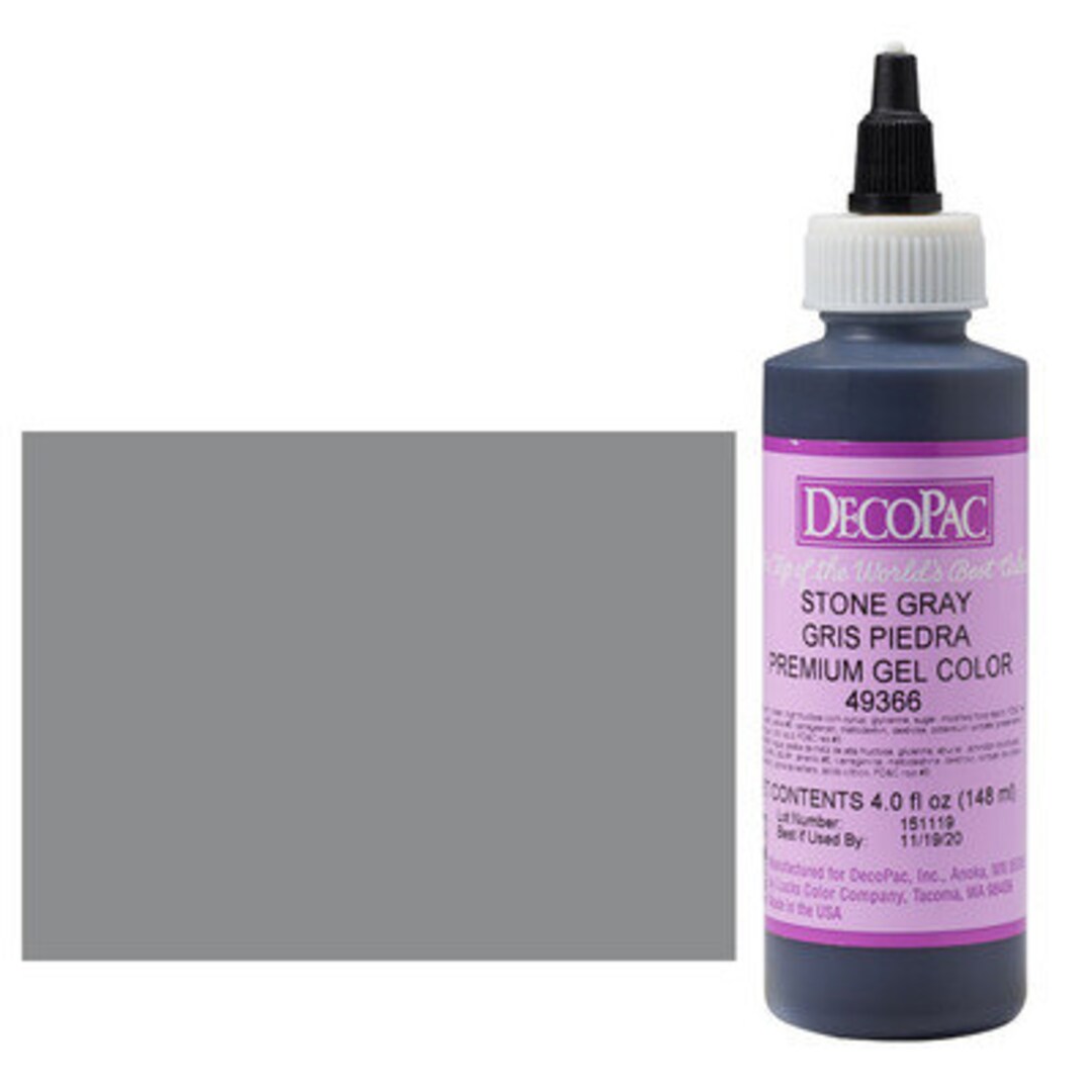 4 OZ Gray Premium Food Coloring Gel/ Stone Grey Gel Food Etsy