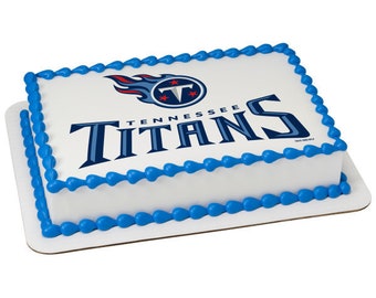 Tennessee Titans Edible Image / Tennessee Titans Cake Topper / NFL Edible Image Cake Topper/Football Cake Topper