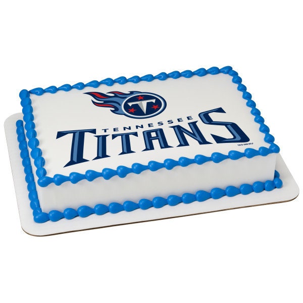 Tennessee Titans Edible Image / Tennessee Titans Cake Topper / NFL Edible Image Cake Topper/Football Cake Topper