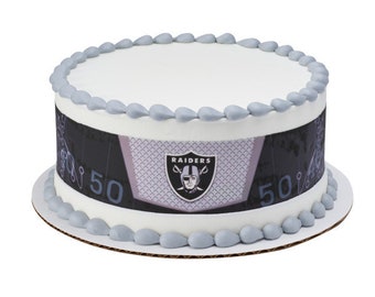 6x Las Vegas Raiders Fondant Cutter Cupcake Topper Size 1.75 FD941 –  Y.N.G. LLC