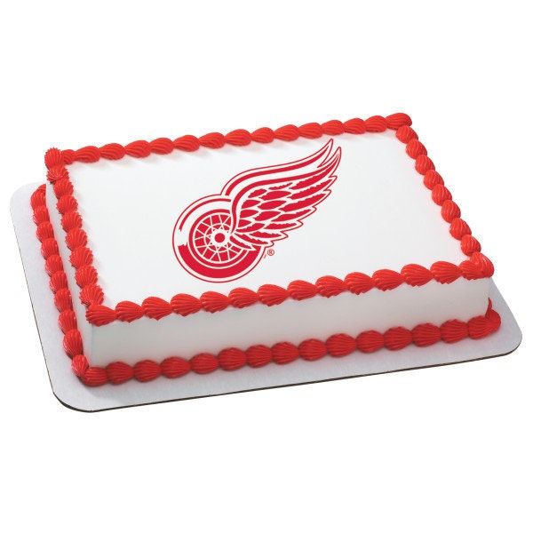 Detroit Red Wings Edible Image /Detroit Red Wings Cake Topper / NHL Edible Image Cake Topper/Hockey/NHL Cake Topper