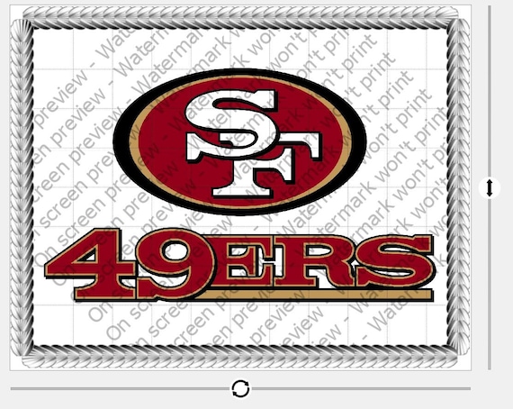 San Francisco 49ers Edible Image/san Francisco 49ers Cake Topper