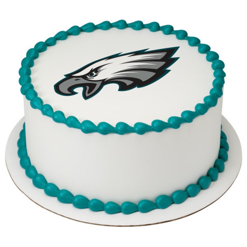 Philadelphia Eagles Edible Image Cake Topper philadelphia Etsy Philadelphia Eagles Edible Image Cake Topper philadelphia Etsy