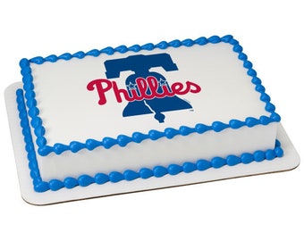 Philadelphia Phillies Edible Image / Philadelphia Phillies Baseball Cake Topper / MLB Edible Image Cake Topper