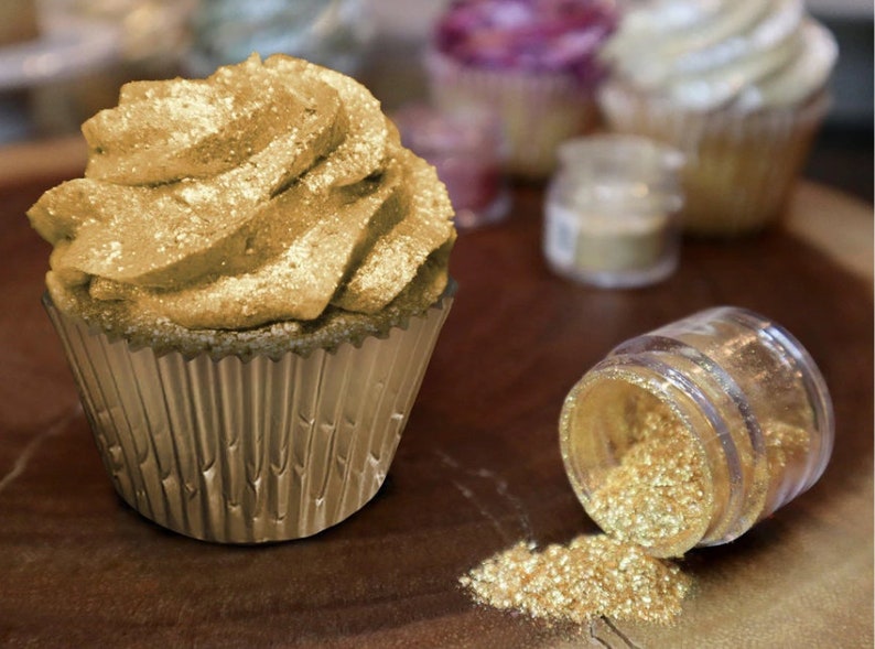 FDA Appr. Edible Gold Glitter Food Grade Edible Glitter Cake Etsy