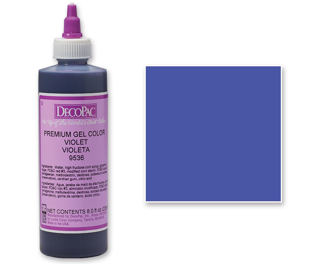 8 OZ Violet Purple Premium Food Coloring Gel/ Purple Gel Food - Etsy