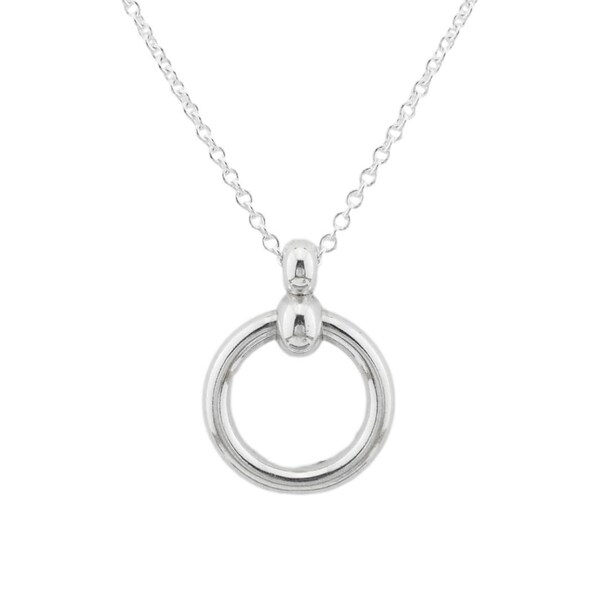 24/7 wear Ultra DISCREET Symbolic  Classic BDSM "O" Ring 925 Sterling Silver Slave Bondage Submissive Sub Necklace Day Collar ToBeHis®