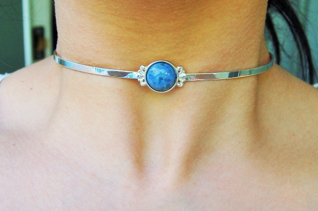 Sterling silver neck cuff Clearance