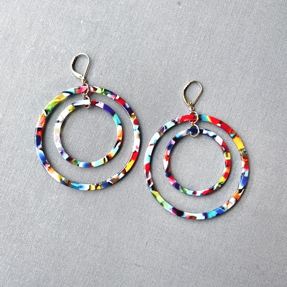 Double Confetti Hoops