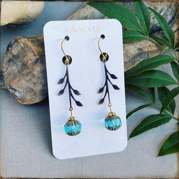 Dew Drop Branch Earrings